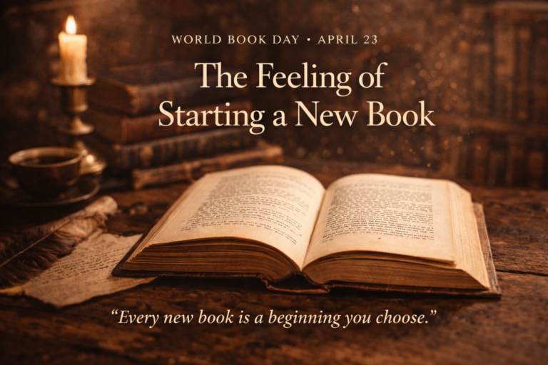 The Feeling of Starting a New Book